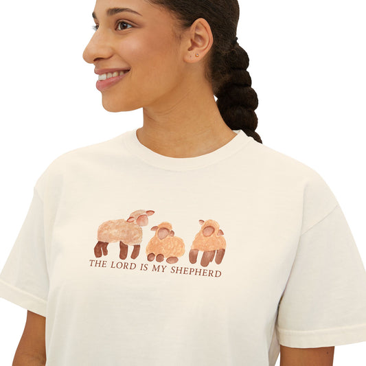 The Lord is My Shepherd Women's Boxy Tee